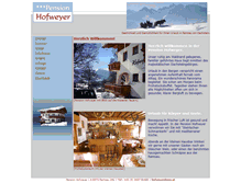 Tablet Screenshot of hofweyer.at